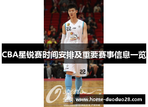 CBA星锐赛时间安排及重要赛事信息一览